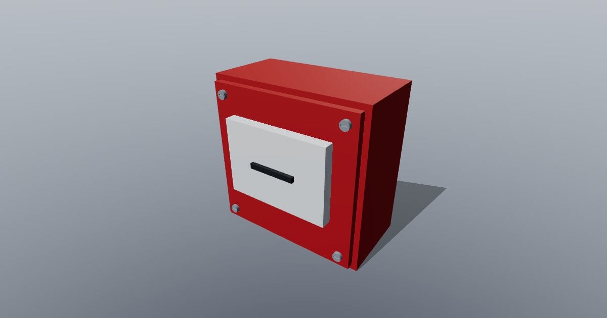 Manual call point - Original MEP CAD