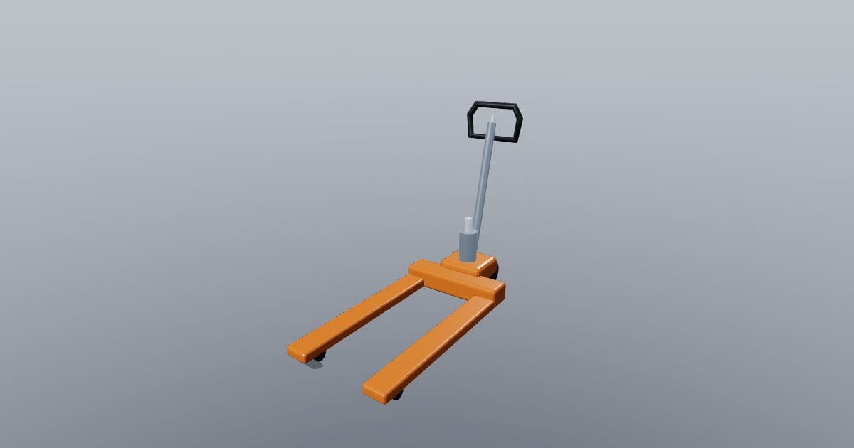 Manual pallet jack