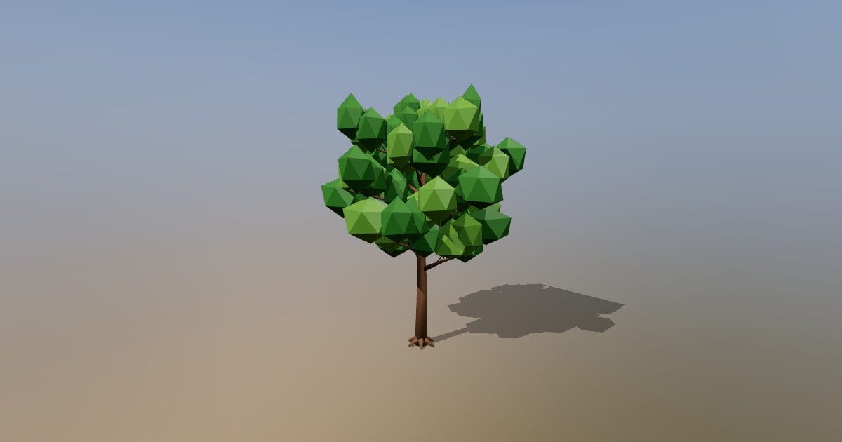 Maple street tree, light canopy