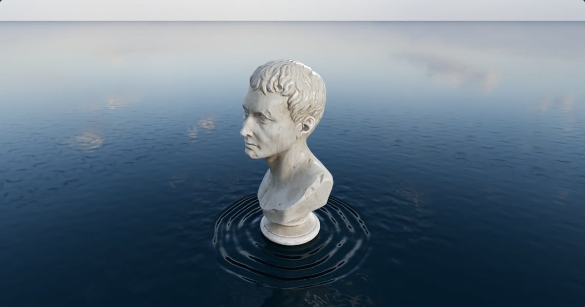 Marble bust