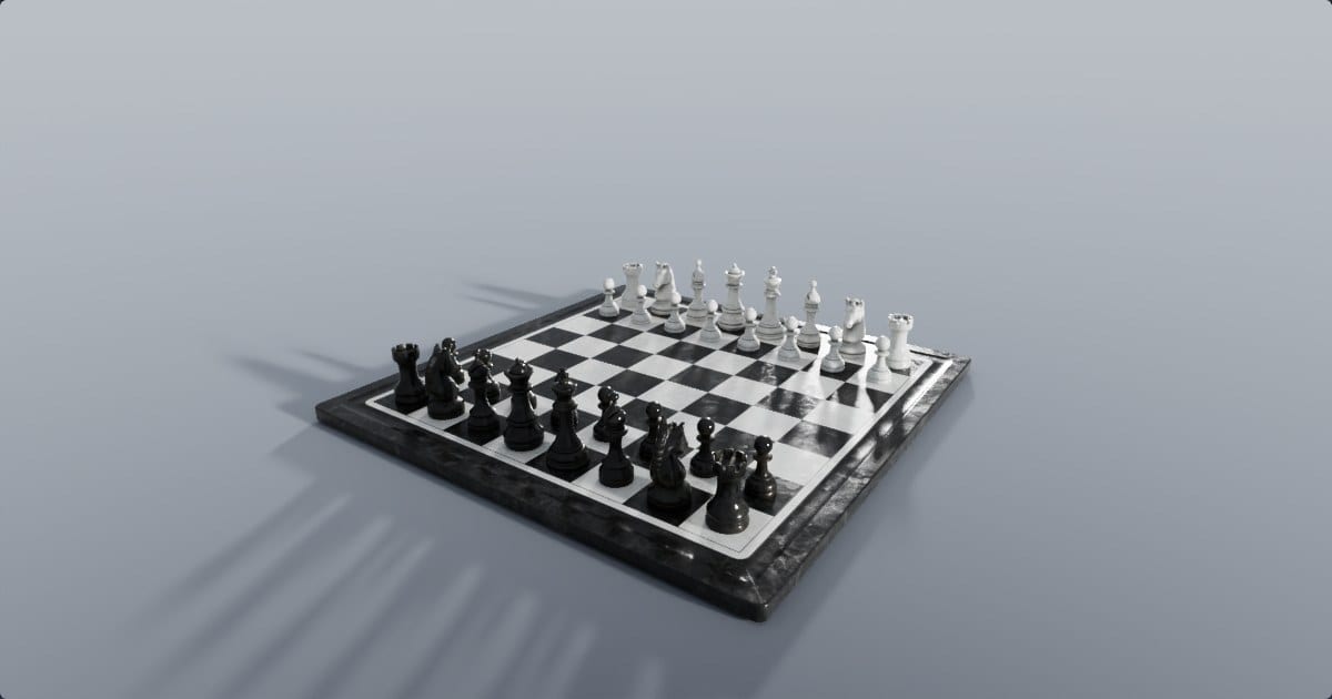Marble chess set