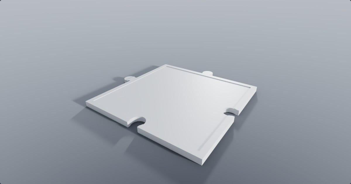 Maze tile, outside marker