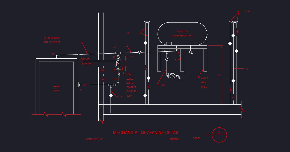 Mechanical Mezzanine Detail (USFS M0000504)