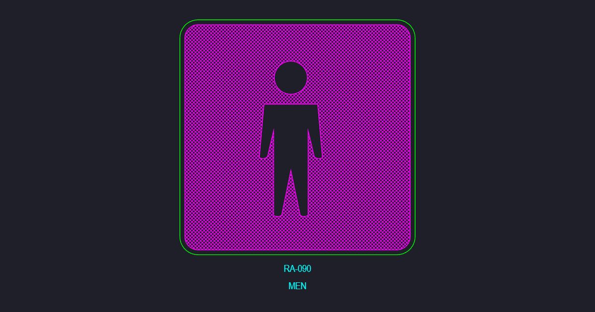 Men Sign (USFS RA_090)