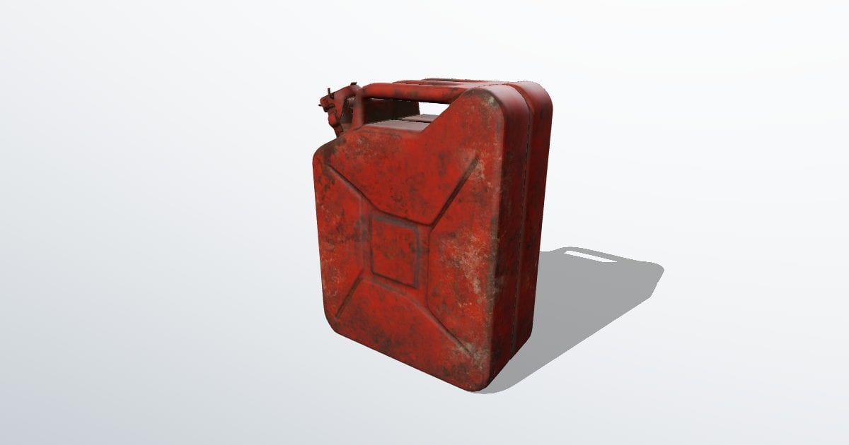 Metal jerrycan