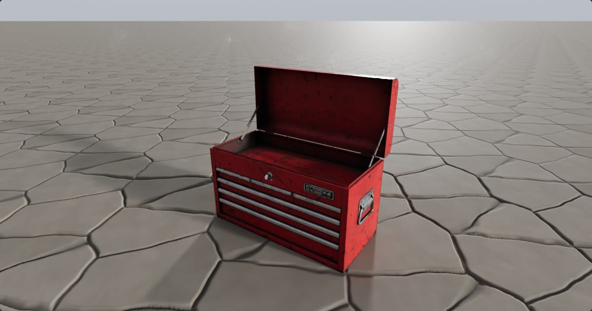 Metal tool chest