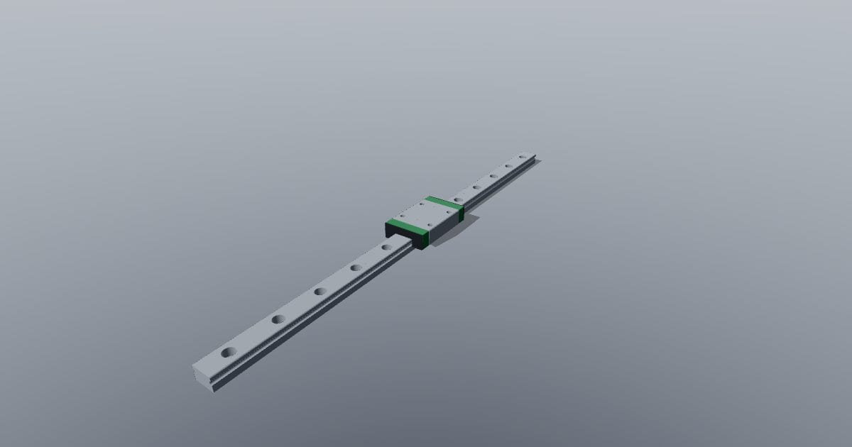 MGN12H carriage on 300 mm rail