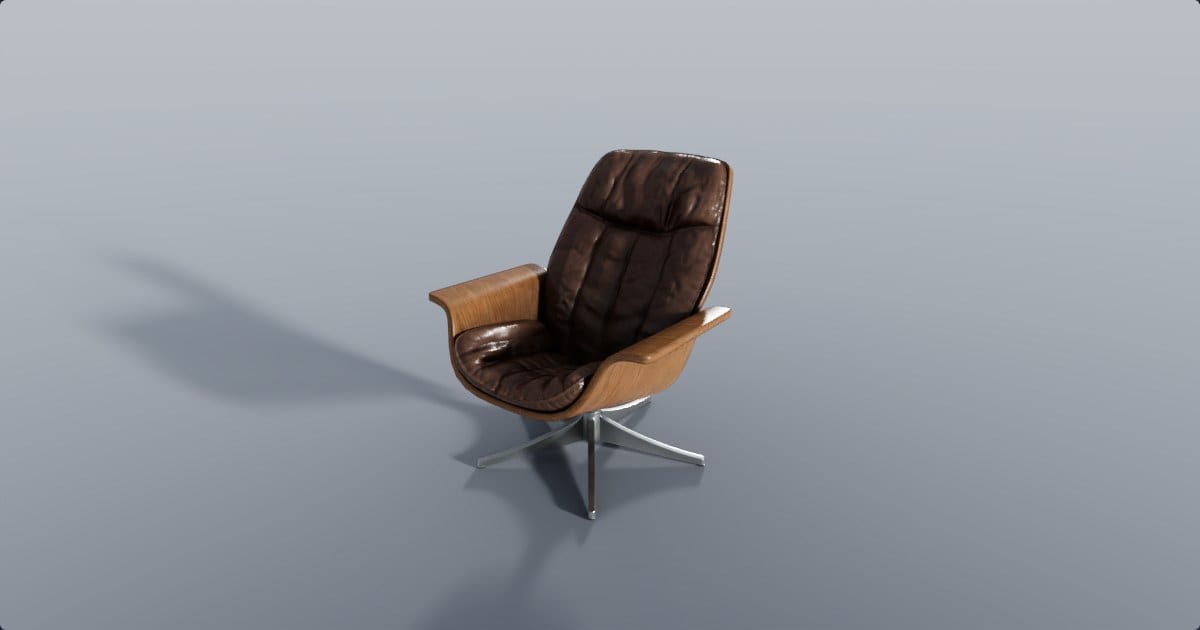 Mid-century lounge chair