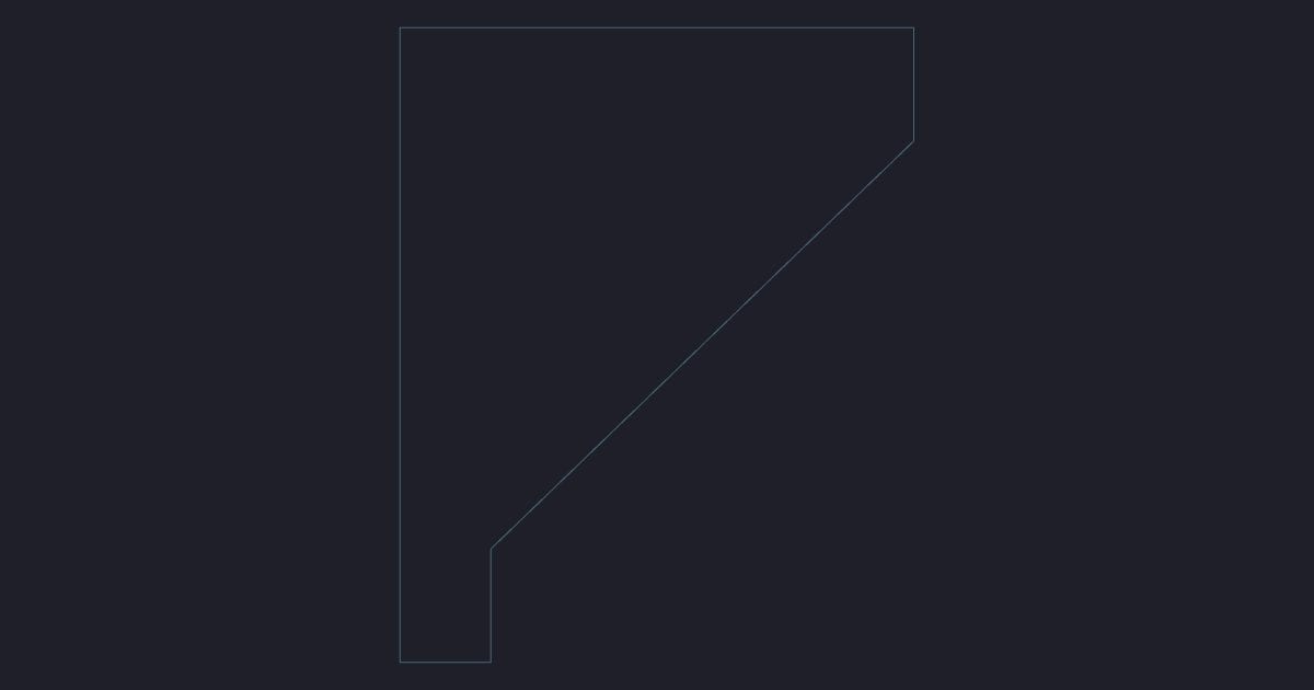 Minimal cornice - Moulding Profile and 1 m Extrusion