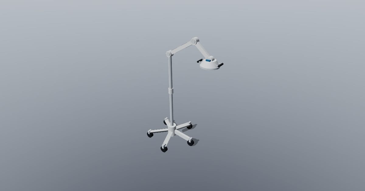 Mobile exam light - Original lighting CAD