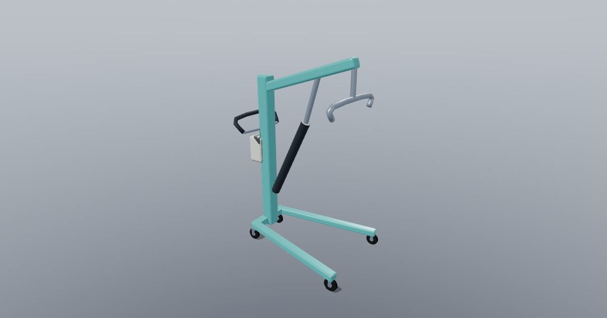 Mobile patient transfer lift
