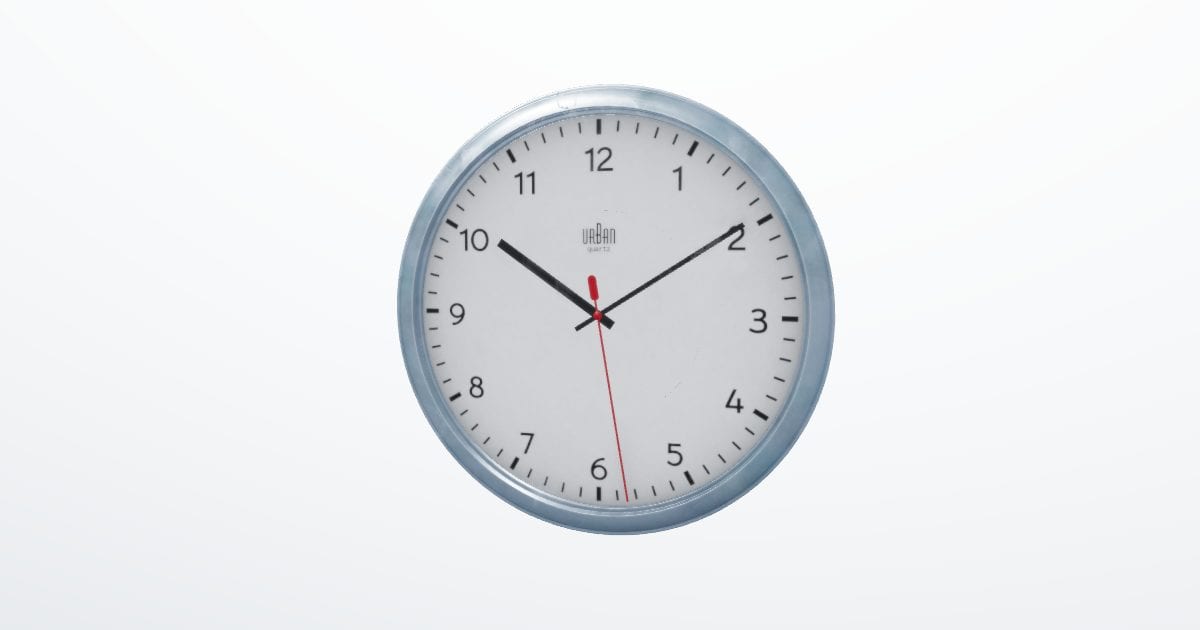 Modern wall clock