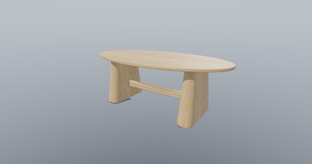 MORROW 210 - Oval Oak Dining Table