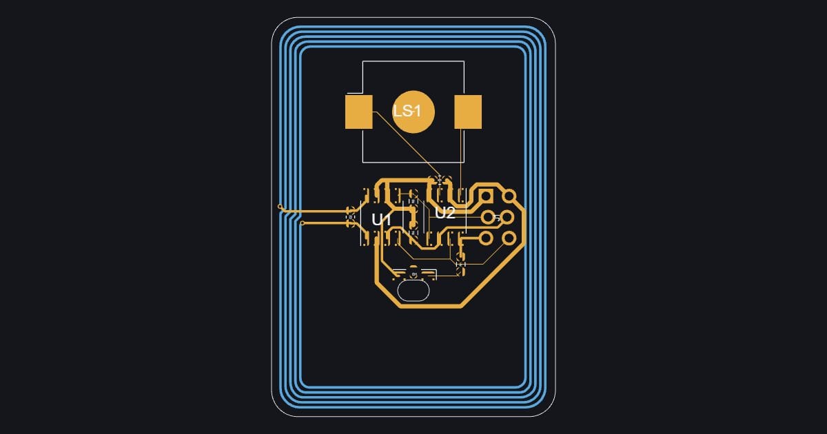 NFC badge add-on board