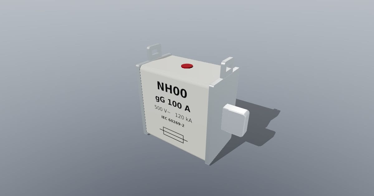 NH00 blade fuse-link gG 100 A