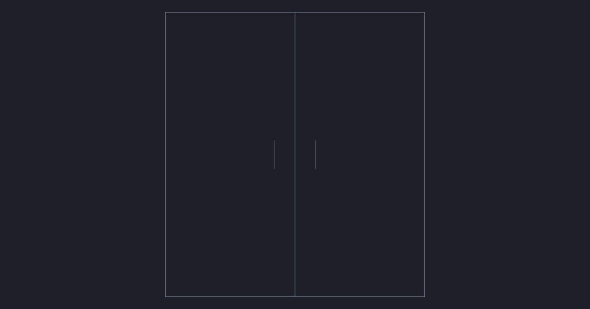 Nightstand elevation - CAD Block