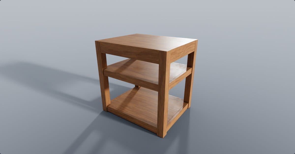 Oak side table