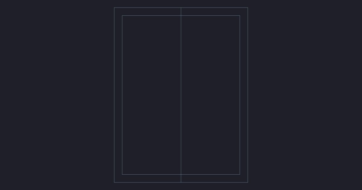 Office pedestal plan - CAD Block