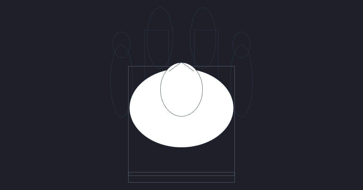 Older man seated plan - Person CAD Block