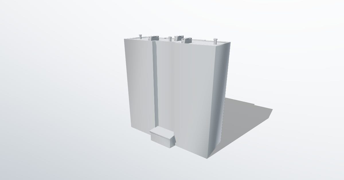 Panel apartment block (3ds Max)