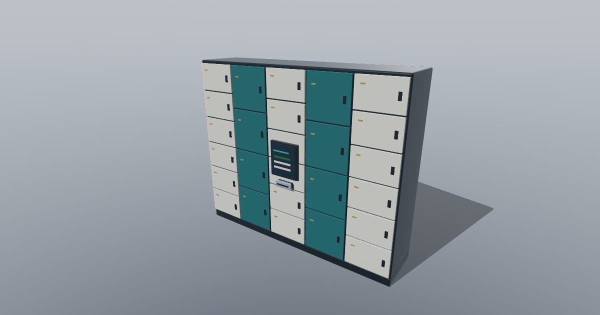 Parcel locker - Original Public Kiosk