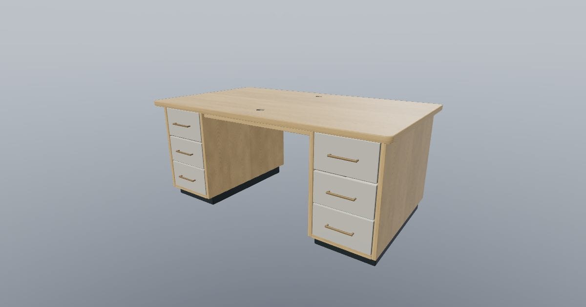 Partners - Double-Pedestal Partner Desk