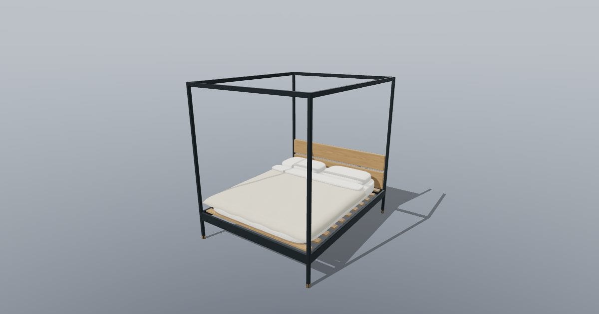 PAVILION 160 - Canopy Bed