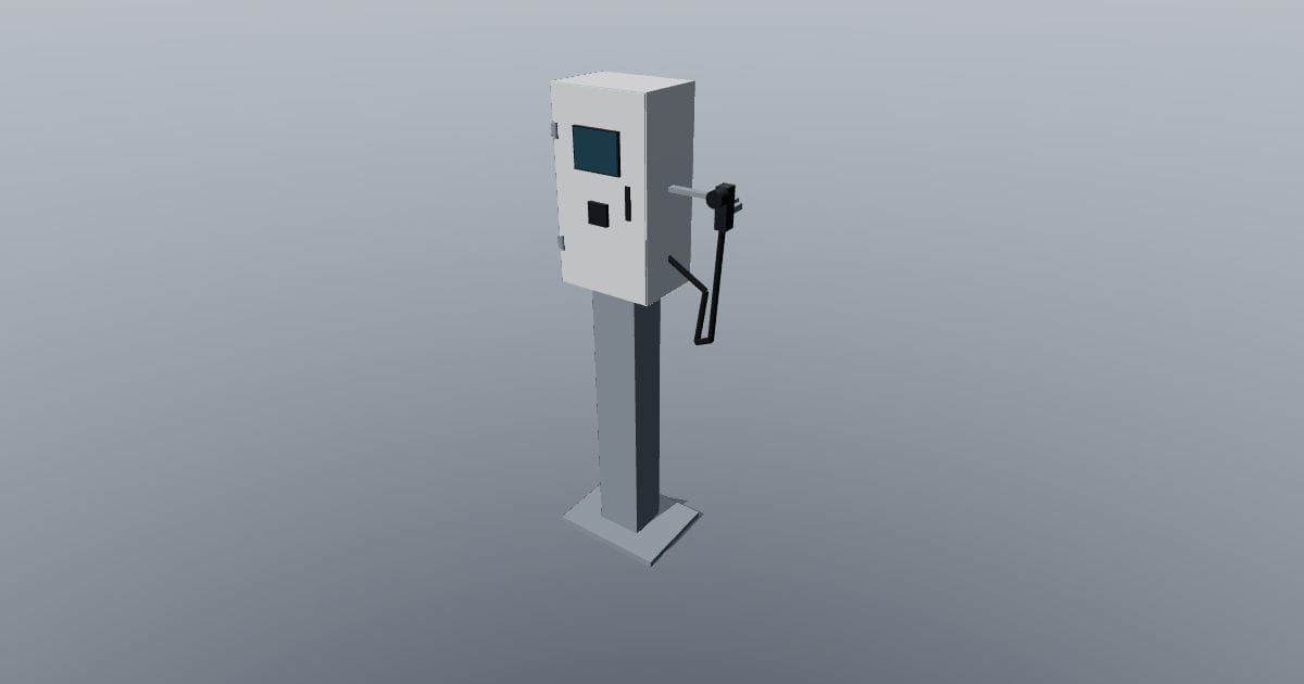 Pedestal ev charger - Original MEP CAD