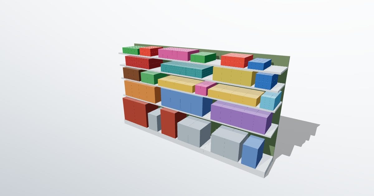 Pet food and care shelves: Free PLN 3D model (CC0) | Innerscene 3D ...