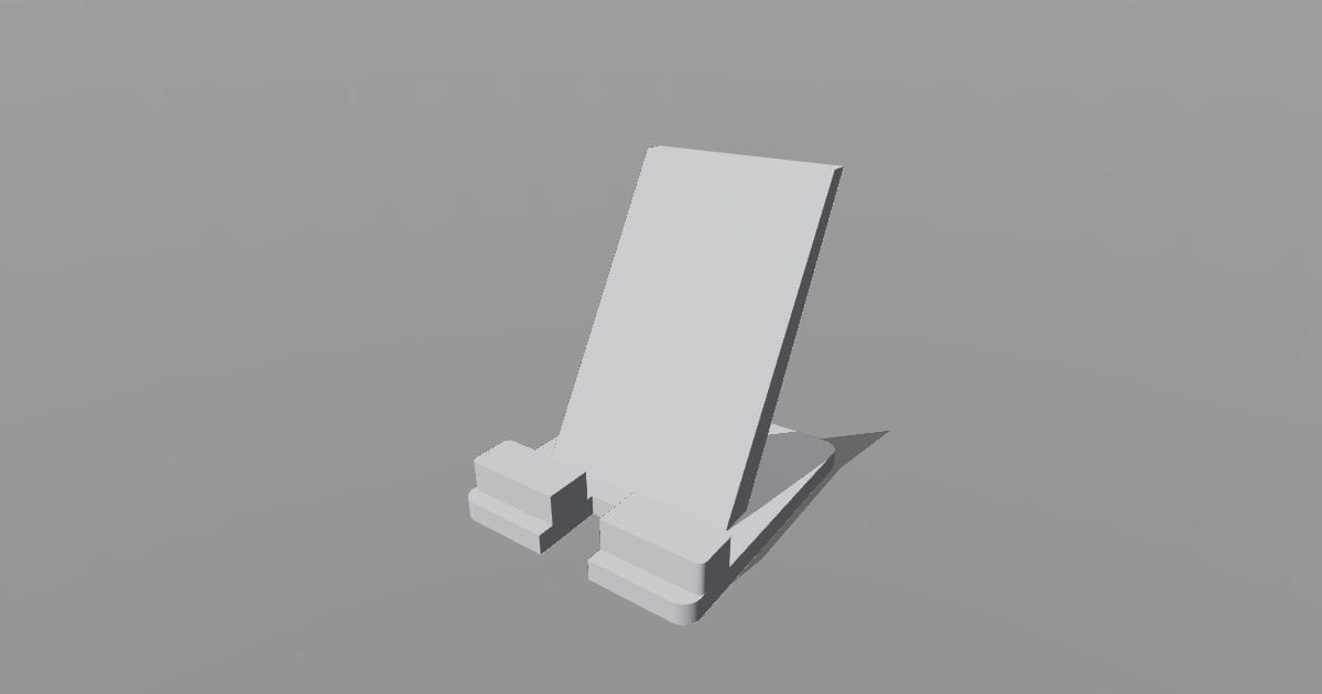 Phone stand angled - Original 3D printable