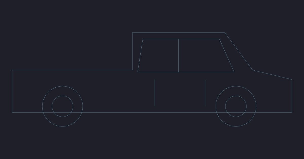 Pickup side - CAD Block