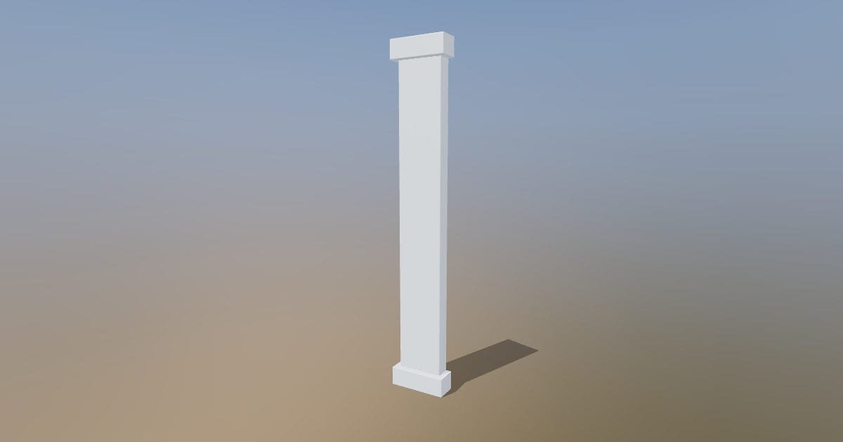 Pilaster - Original exterior model