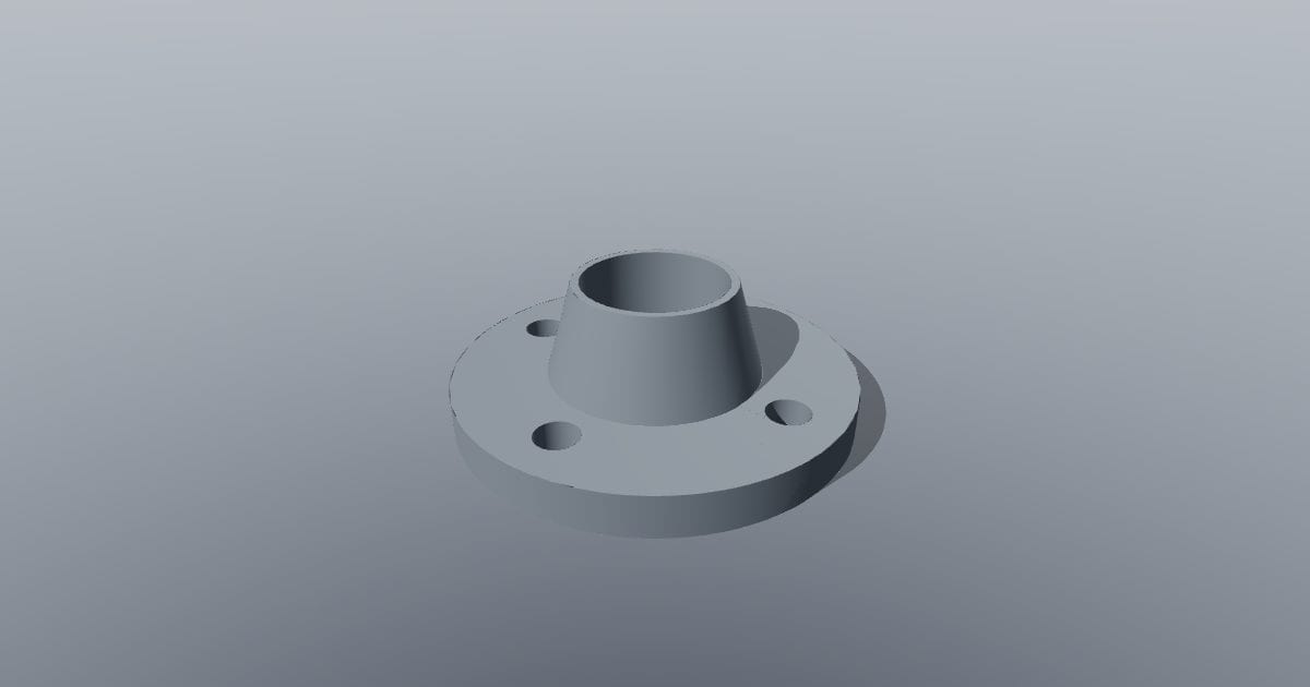 Pipe flange - Original MEP CAD