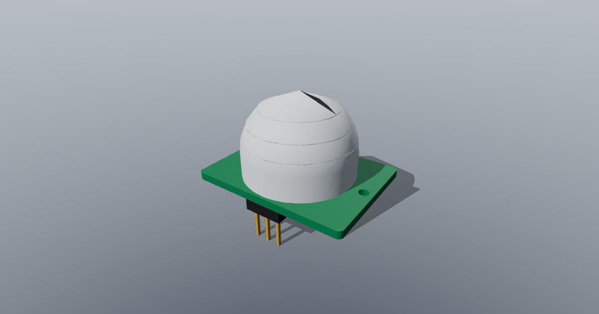 PIR motion sensor module