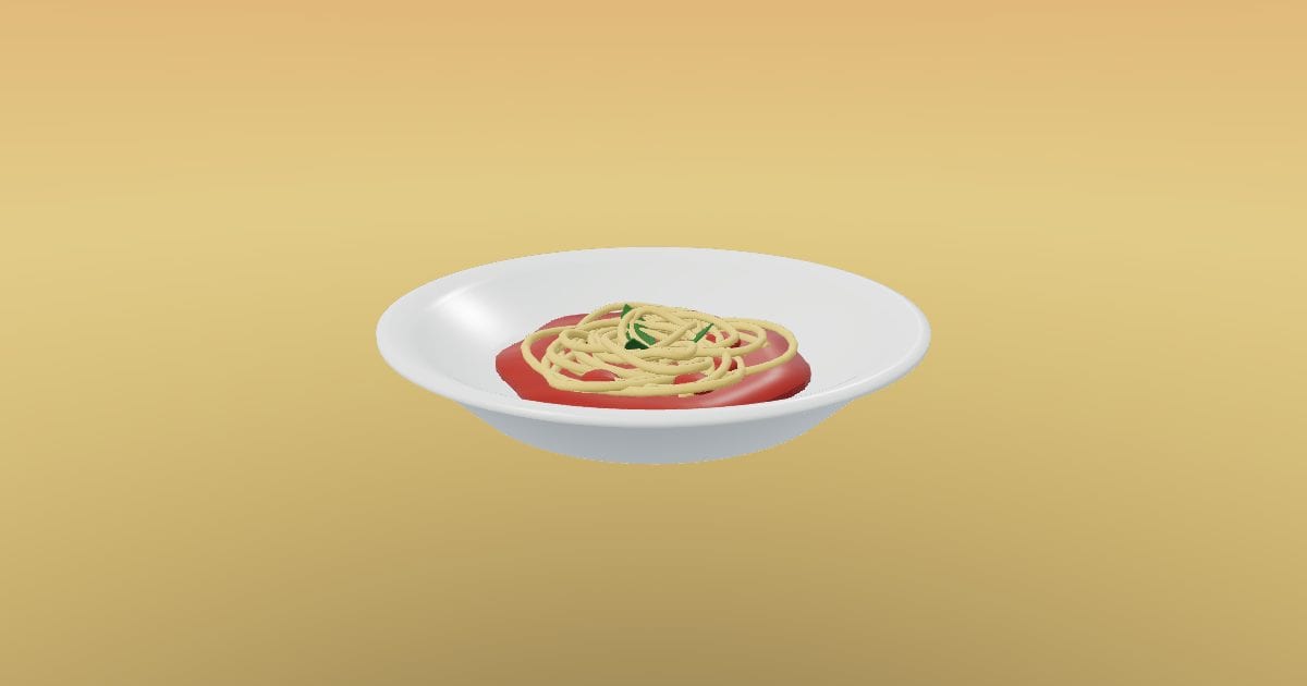 Plate of pasta