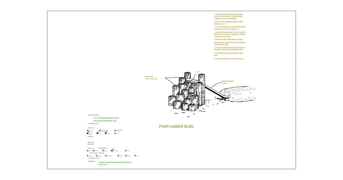 Play structure (USFS RPSL1)