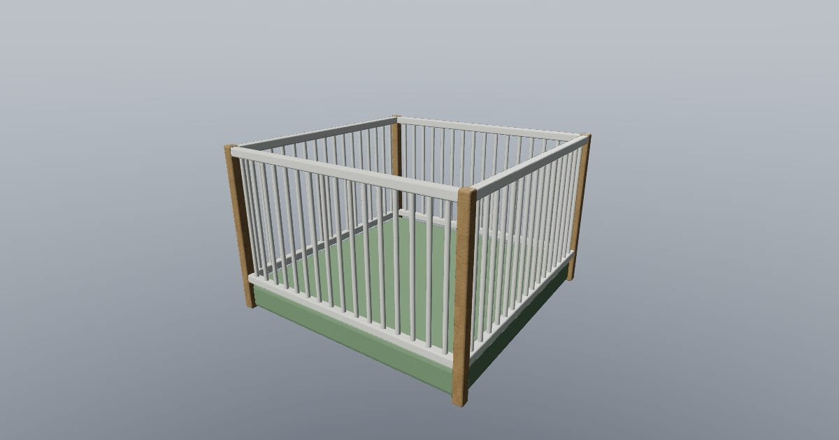 Playpen - Original Interior Furnishing