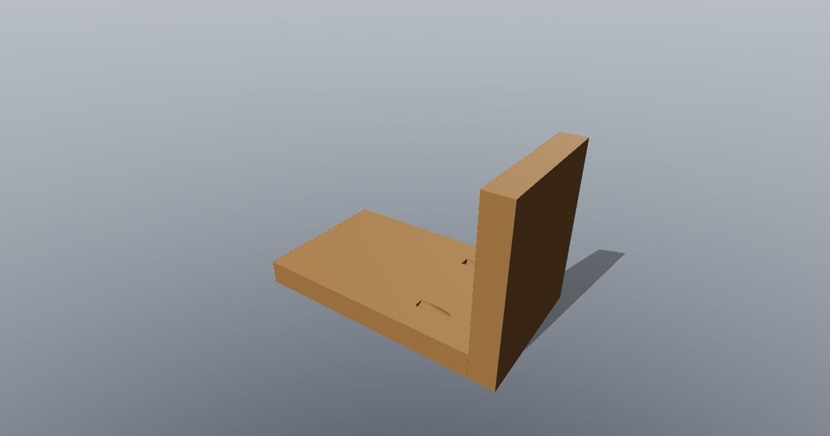 Pocket-hole joint timber joint, assembled