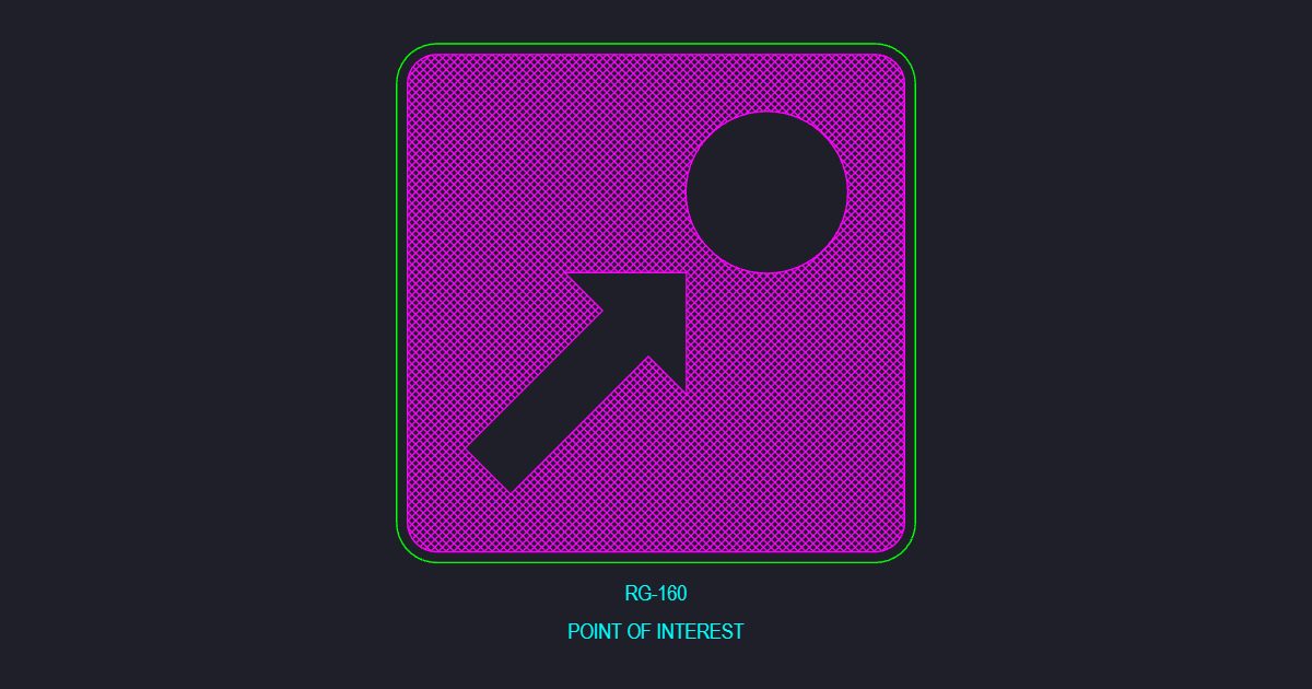 Point of Interest Sign (USFS RG_160)