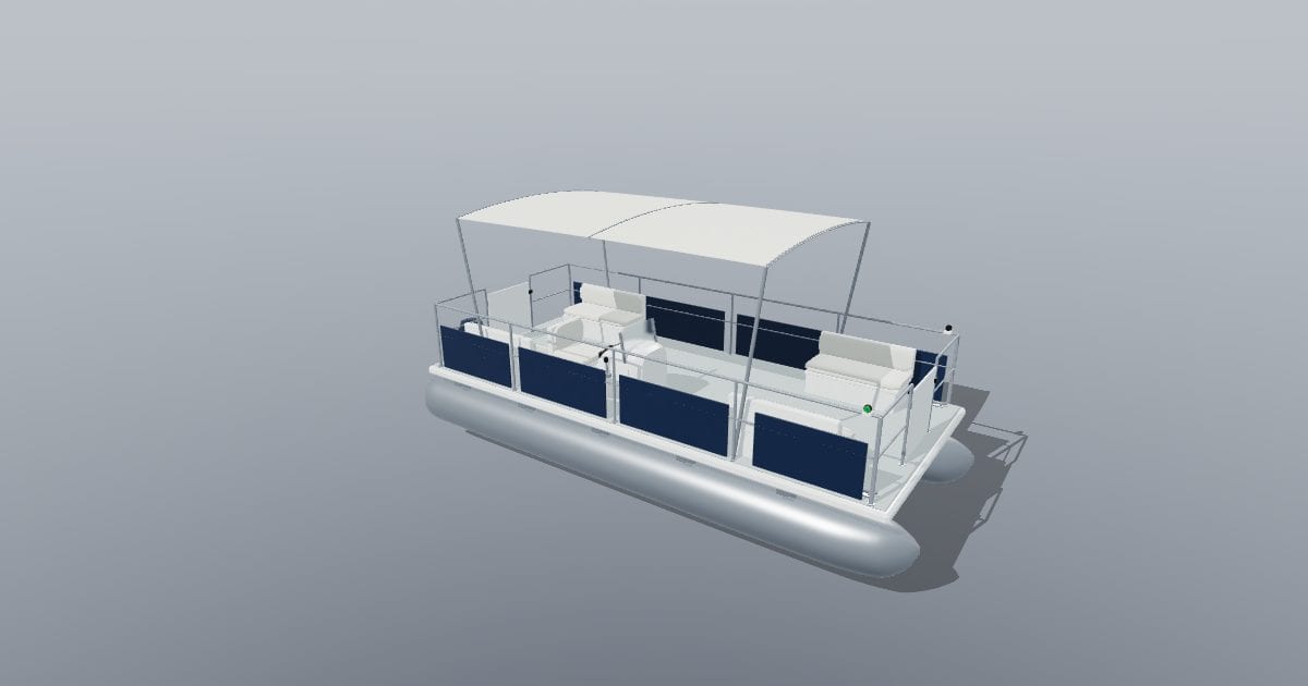 Pontoon boat