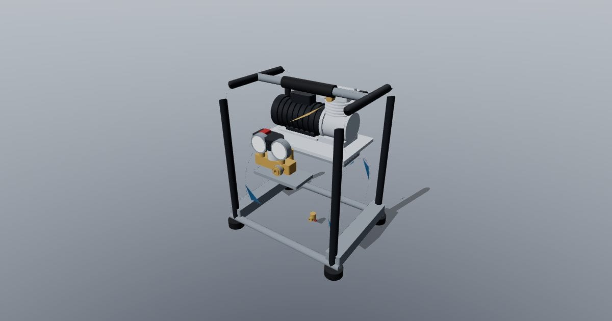 Portable air compressor