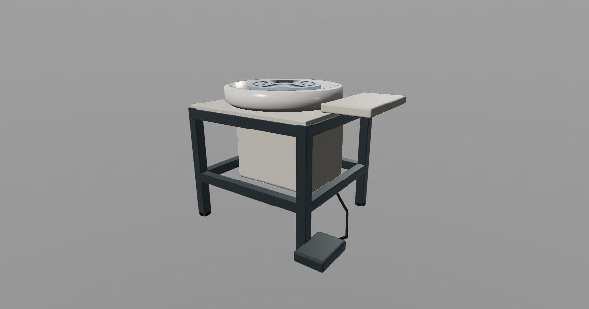 Pottery workstation - Pottery Wheel Stand