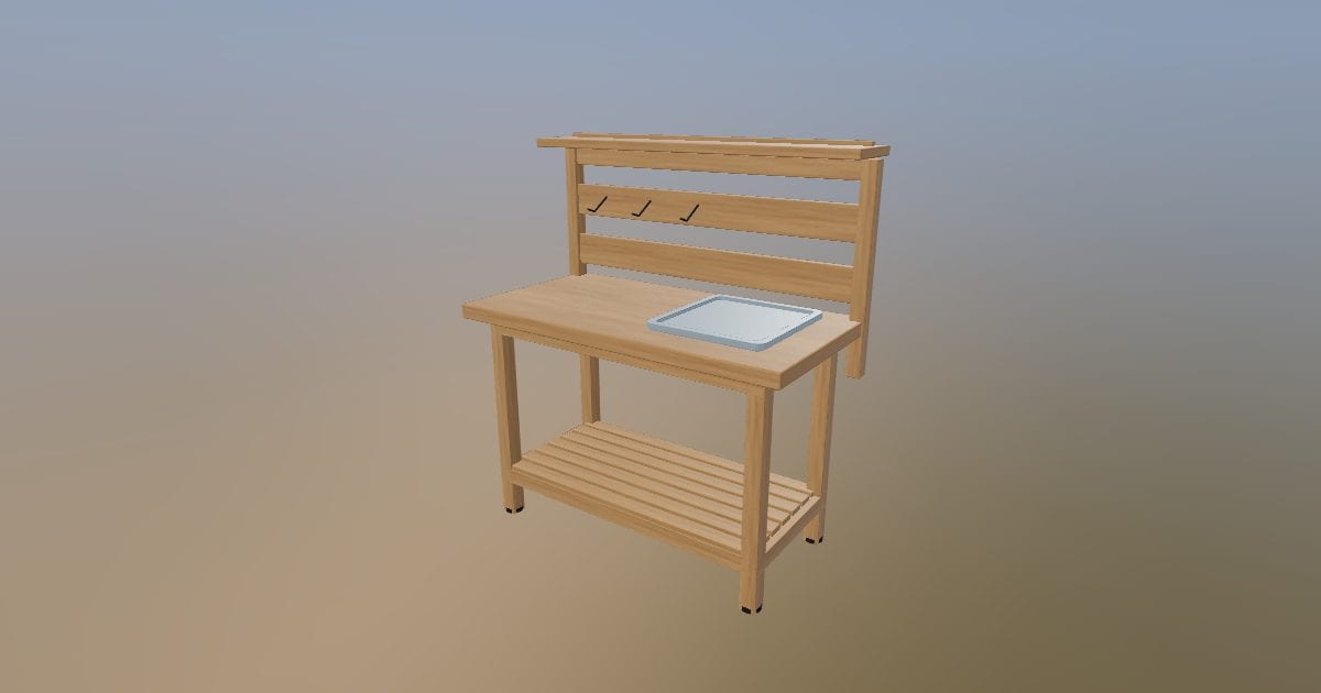 Potting workbench - Garden Workbench