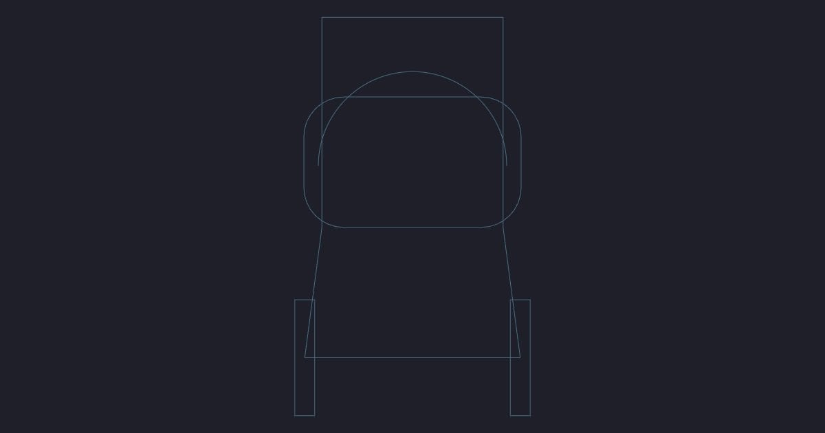 Pram front - CAD Block
