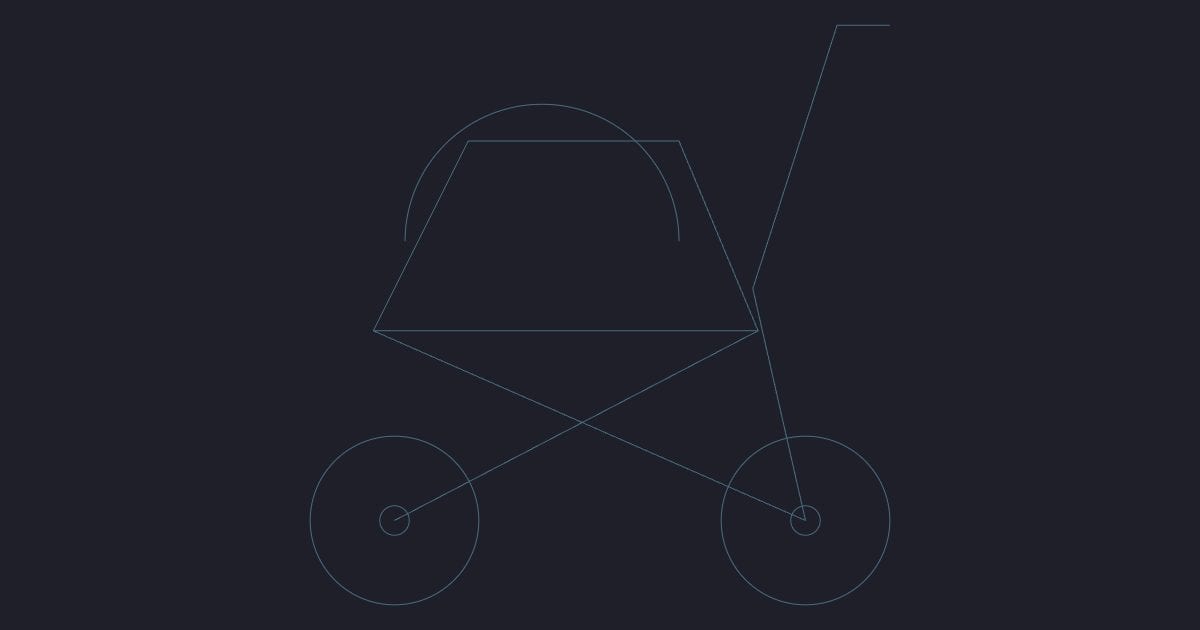 Pram side - CAD Block