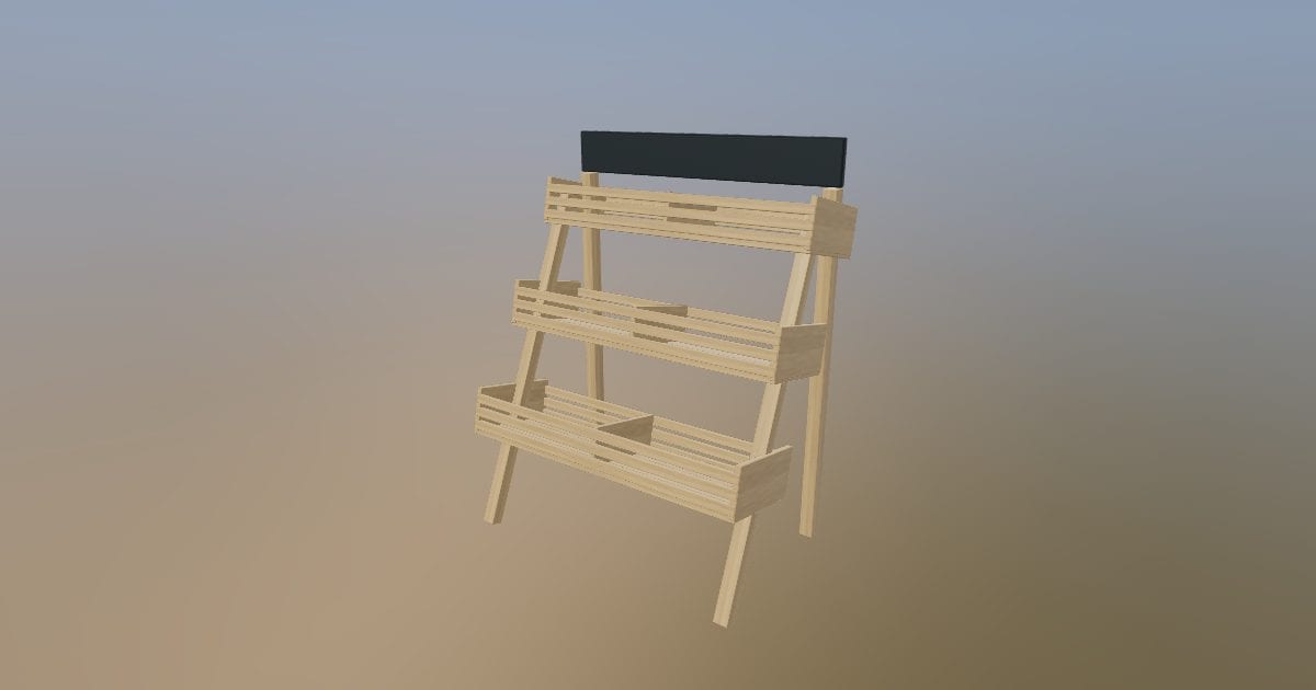 Produce display stand - Market Display Stand