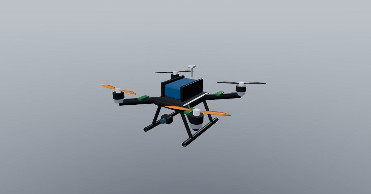 Quadcopter with flight electronics