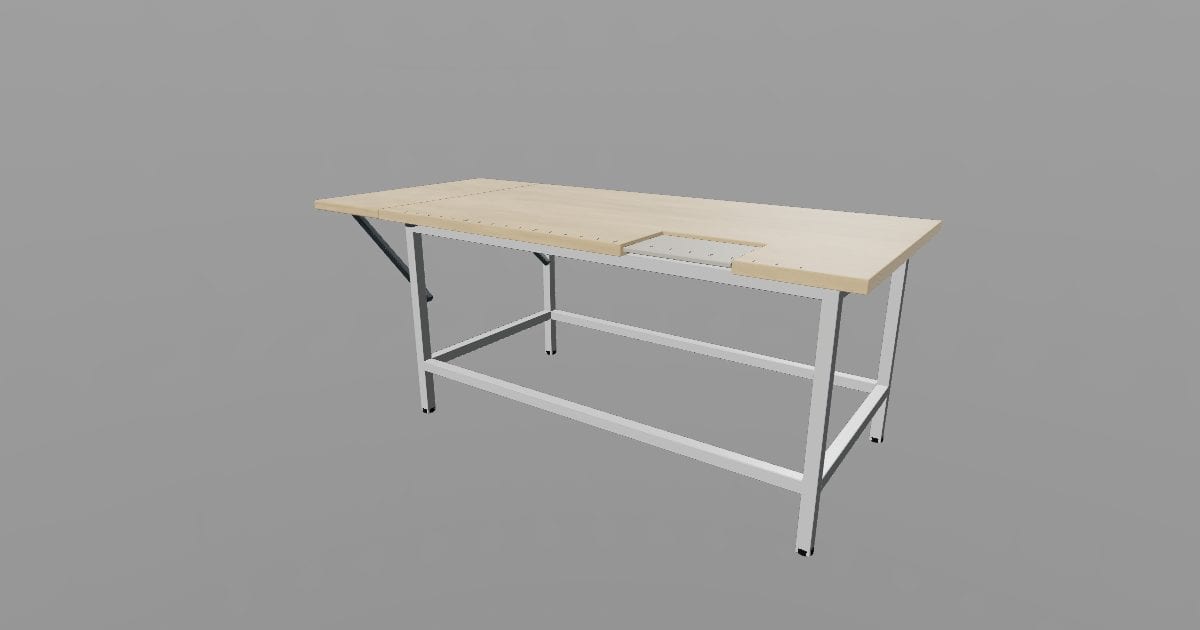Quilting extension table - Quilting Worktable