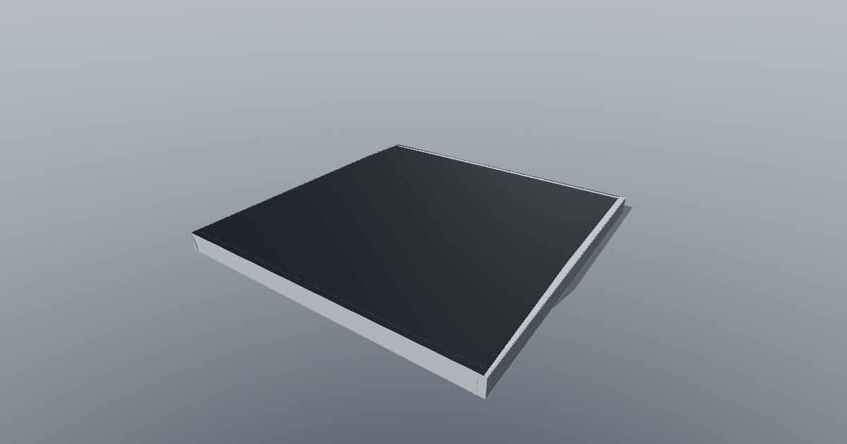 Raised floor tile - Original MEP CAD