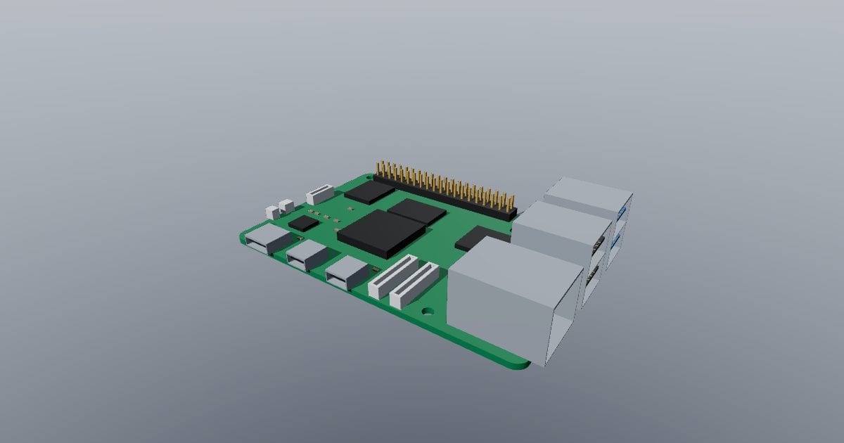 Raspberry Pi 5 Model B layout